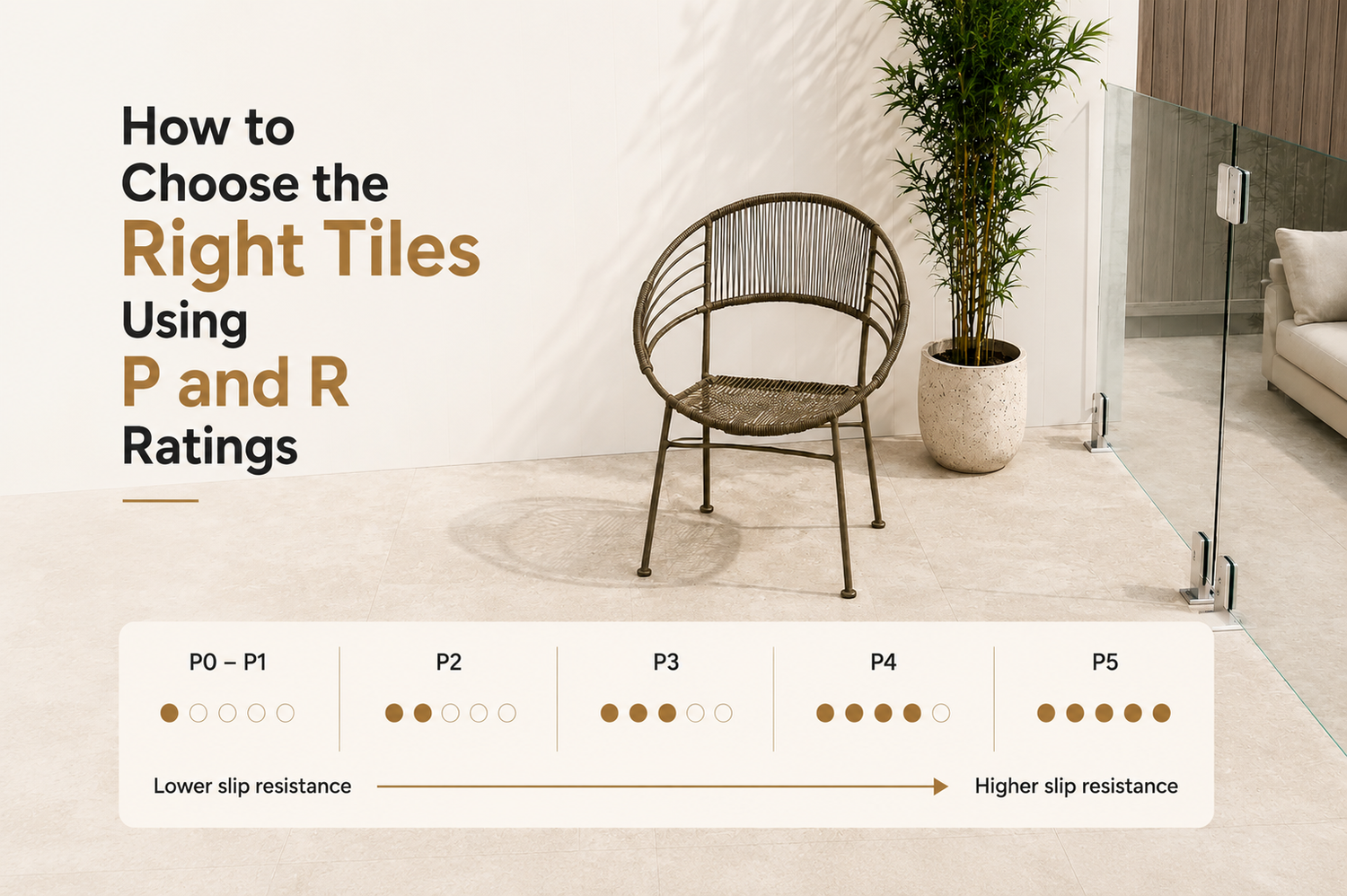 How to Choose the Right Tiles Using P and R Ratings