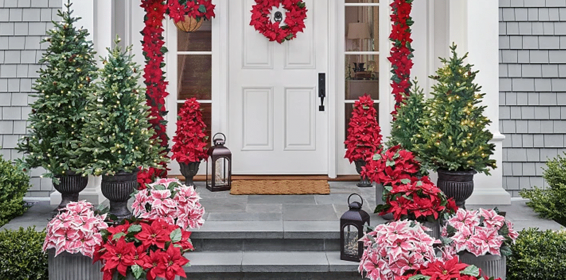 Welcoming Christmas Entryways That Feel Pure Magic - Stone Centre