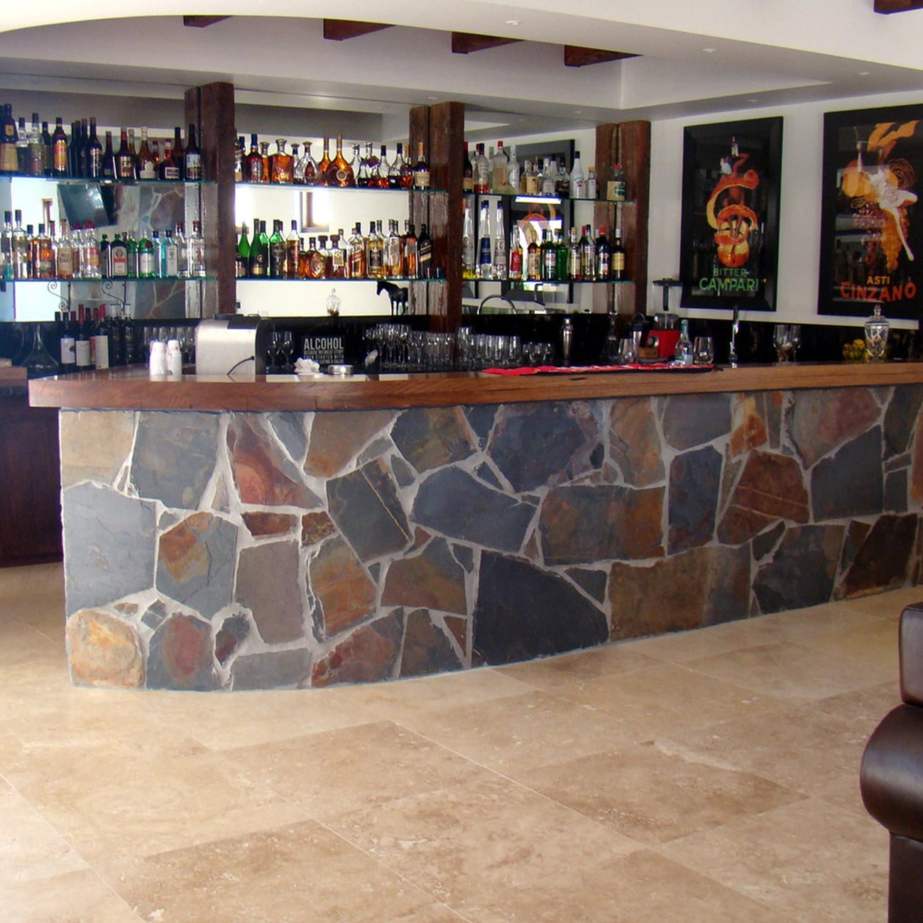 African Gold Slatestone Crazy Pavers
