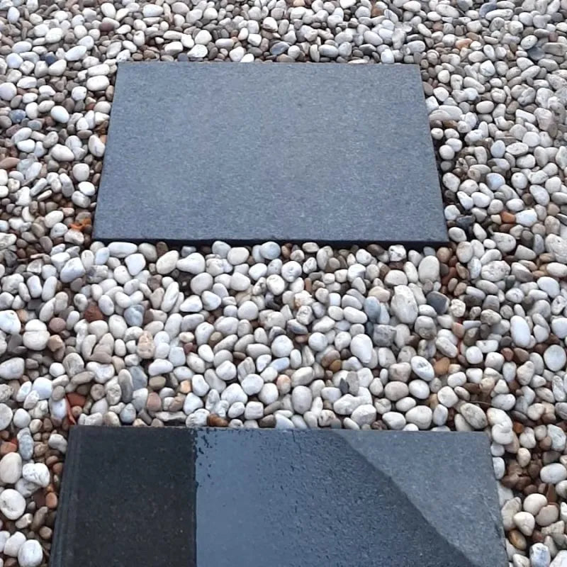 Carbon Black Granite Stepping Stone
