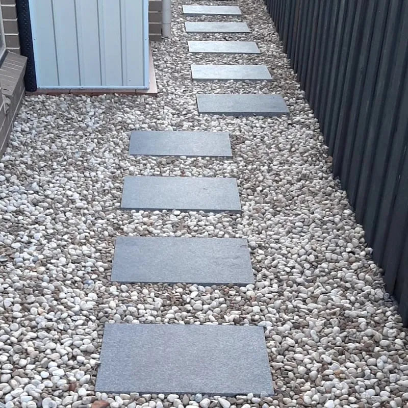 Carbon Black Granite Stepping Stone