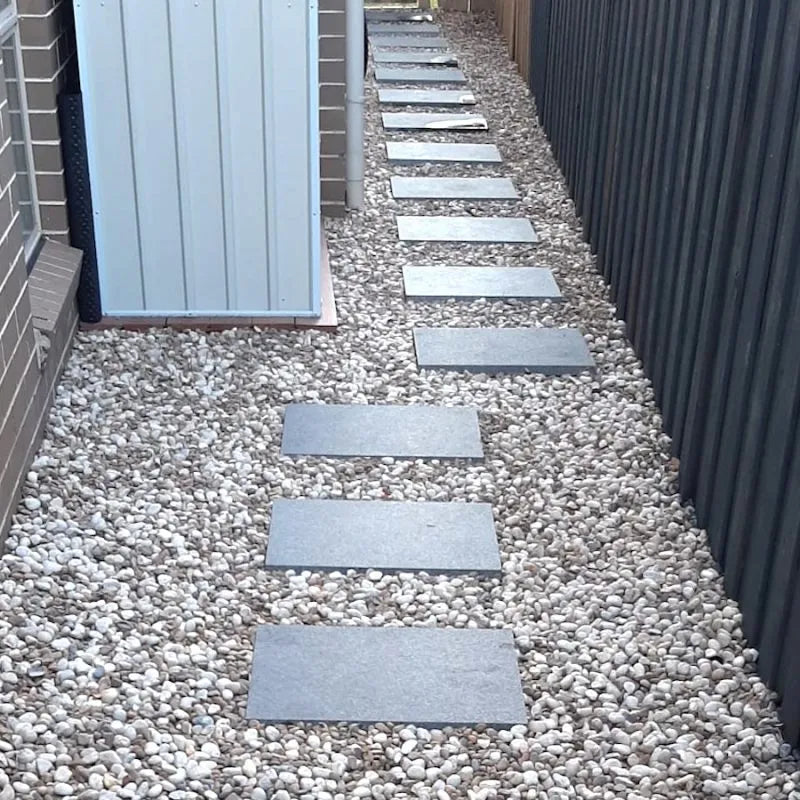 Carbon Black Granite Stepping Stone