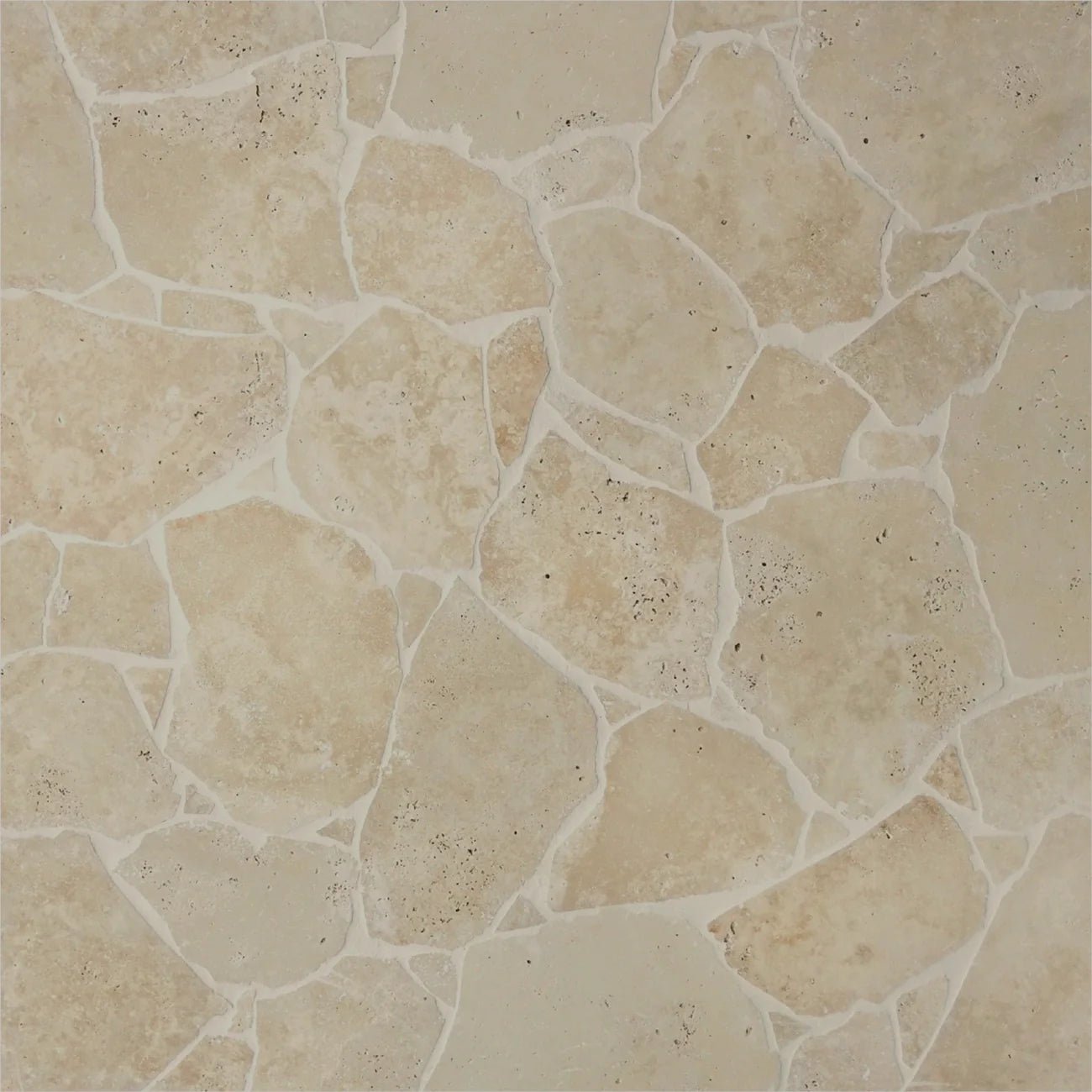 Sample - Classic Travertine Crazy Pavers - Stone Centre