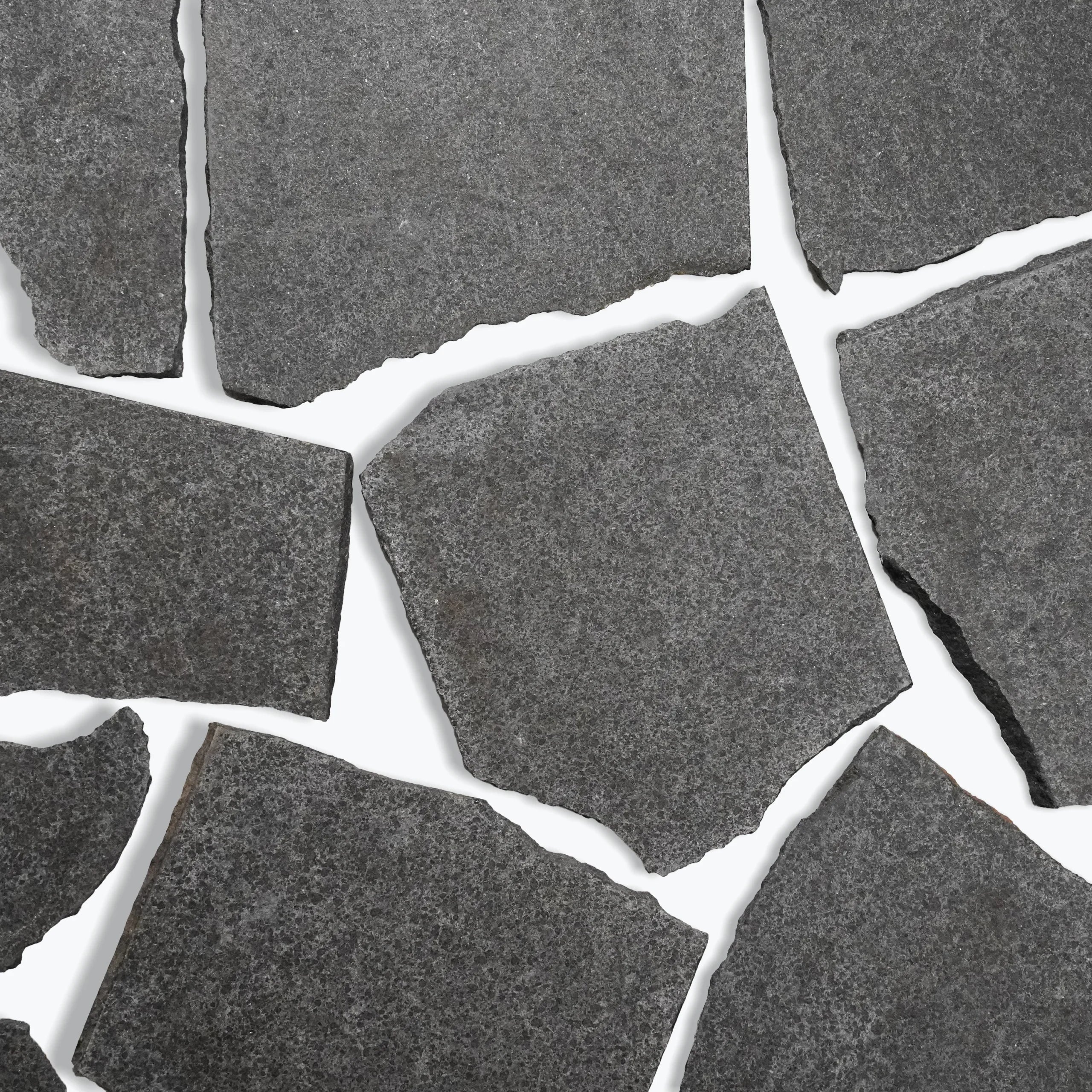 Raven Black Granite Crazy Pavers