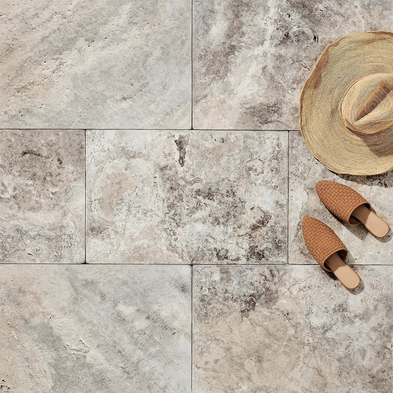 Sample - Silver Travertine - Stone Centre