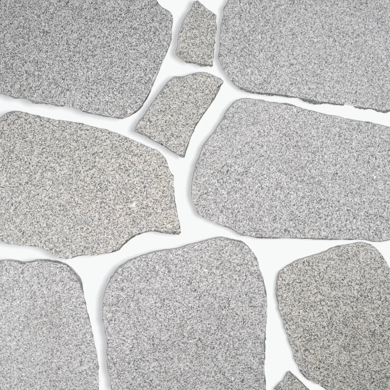 Sample - Silver Grey Granite Crazy Pavers - Stone Centre