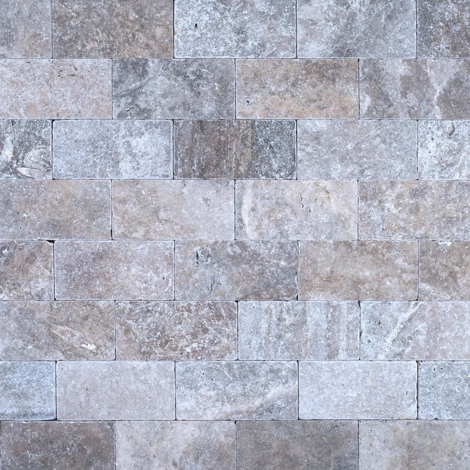 Silver Travertine Cobblestone