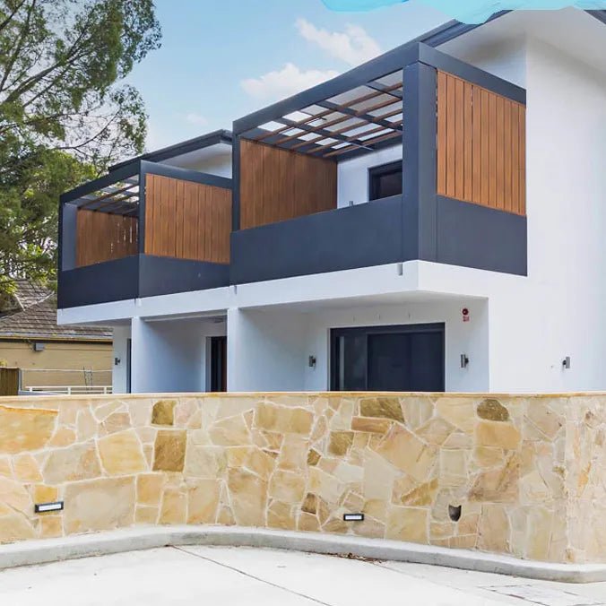Sample - Sunrise Gold Sandstone Crazy Pavers - Stone Centre