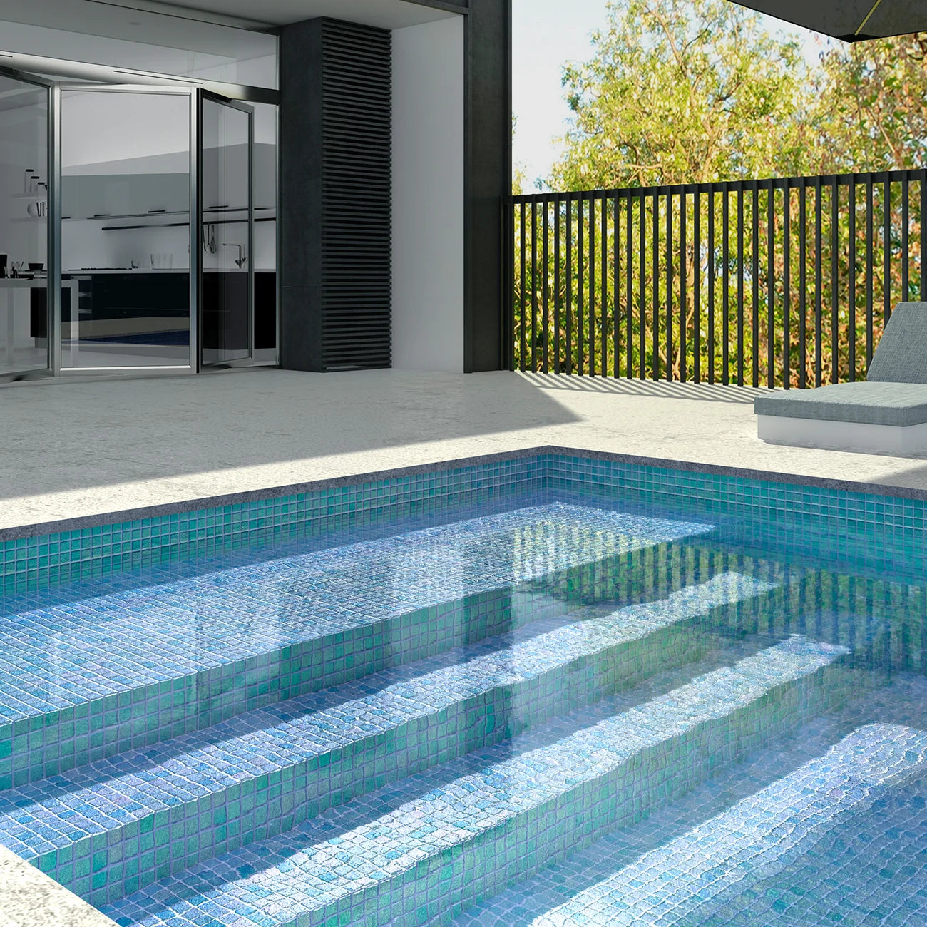 Vidrepur Ibiza Glass Mosiac Tiles