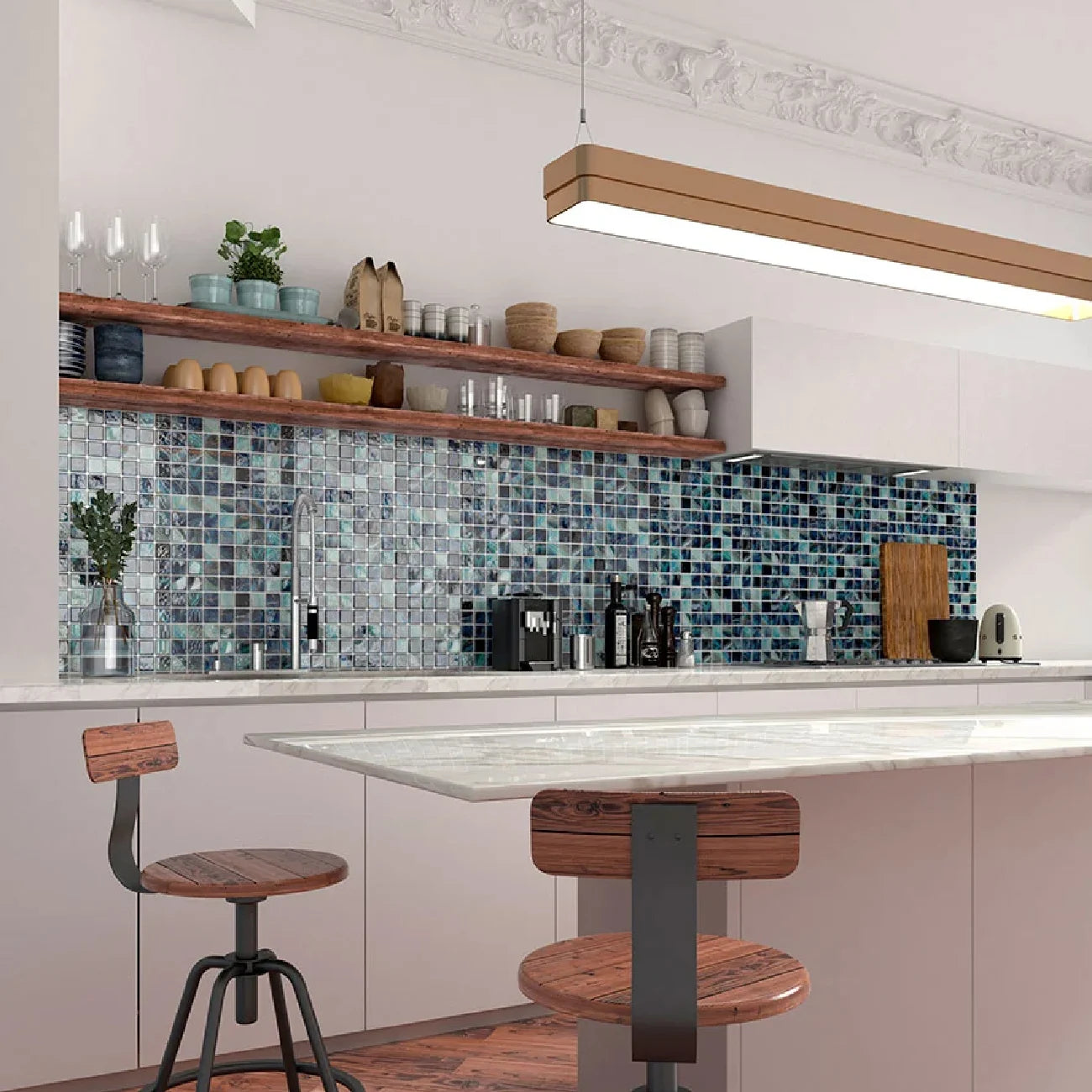 Vidrepur Nature Royal Glass Mosiac Tiles