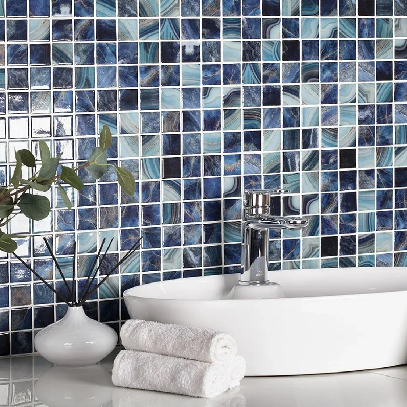 Vidrepur Nature Royal Glass Mosiac Tiles