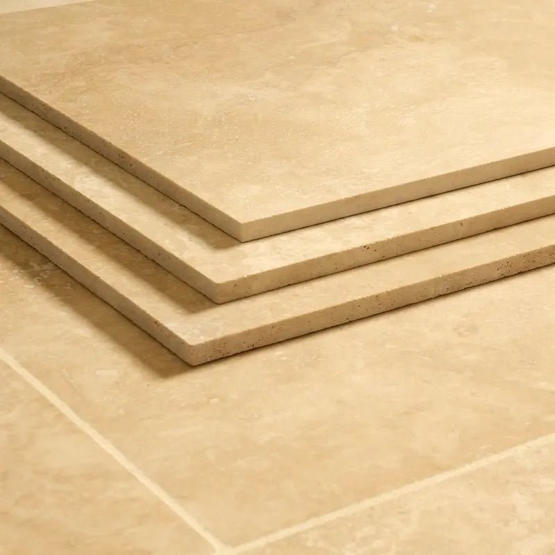 Sample - Ivory Premium Travertine (Indoor Tiles) - Stone Centre