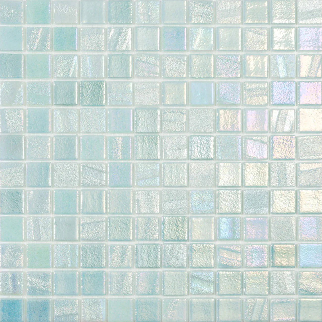 Vidrepur Fusion Light Green Glass Mosiac Tiles