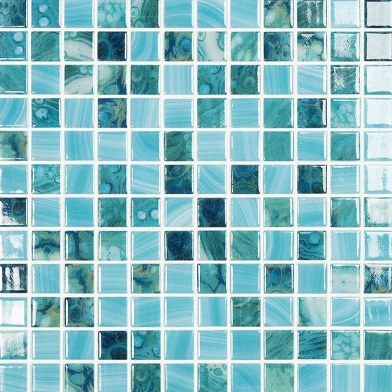 Vidrepur Nature Sky Glass Mosiac Tiles