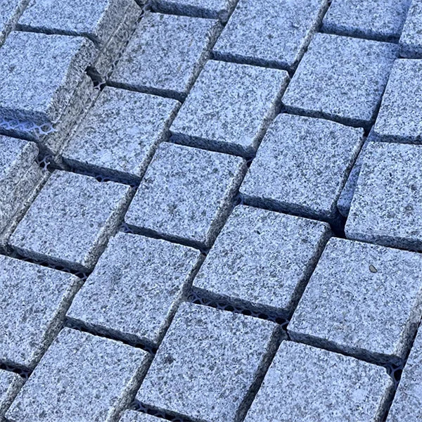 Silver Grey Granite Cobblestones