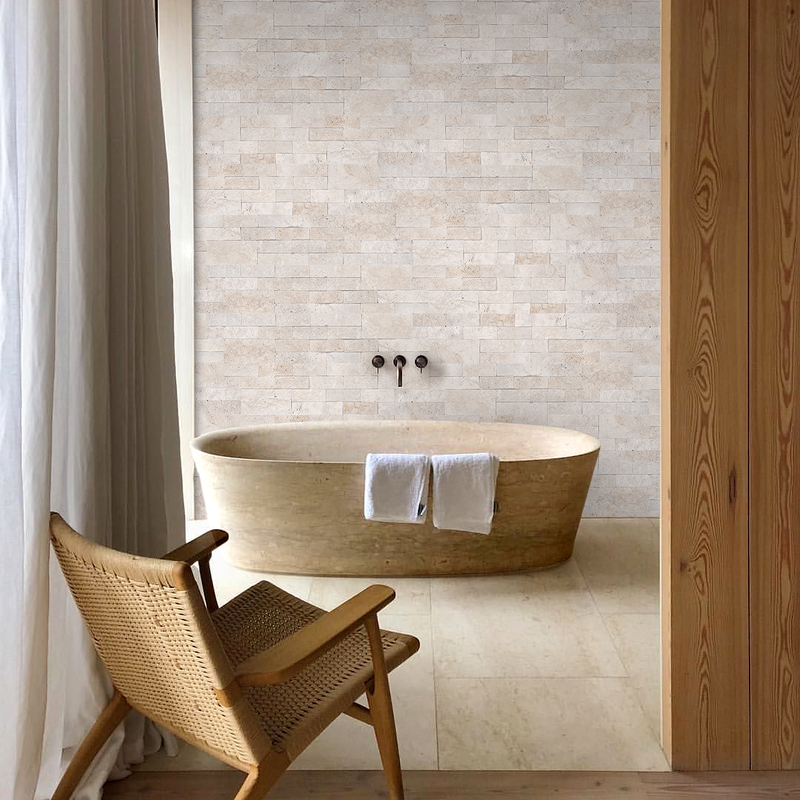 Casa Blanca Stacked Stone Walling
