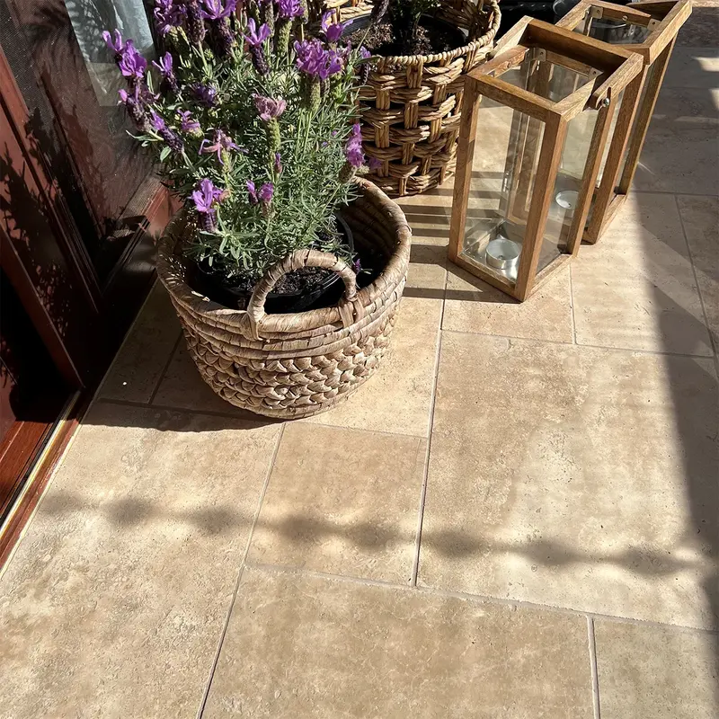 Classic Travertine French Pattern Tiles & Pavers
