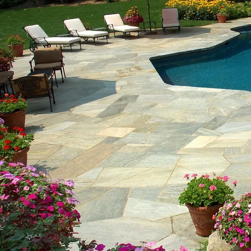Mangolia Limestone Crazy Pavers