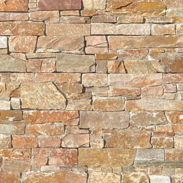 Rustic Mica Ledge Stone Walling & Corner
