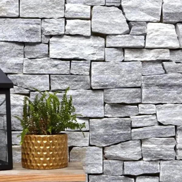 Viscon White Ledge Stone Walling & Corner
