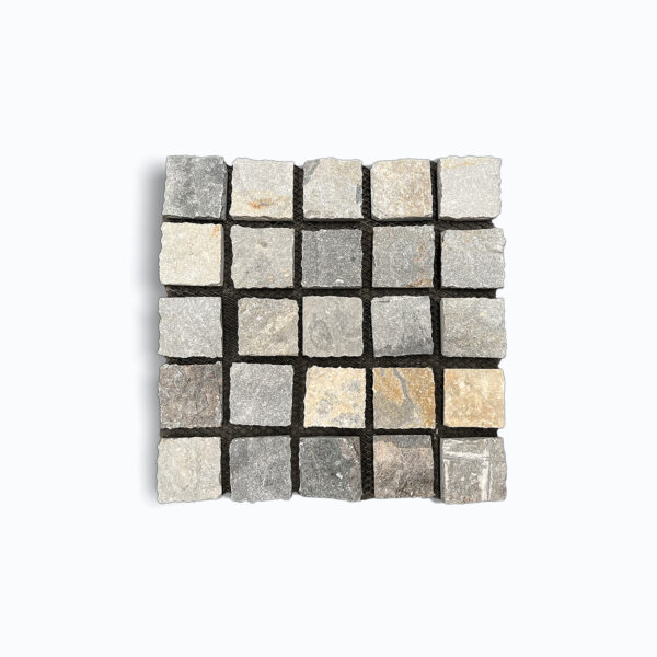 Crest Limestone Mesh Back Cobblestone
