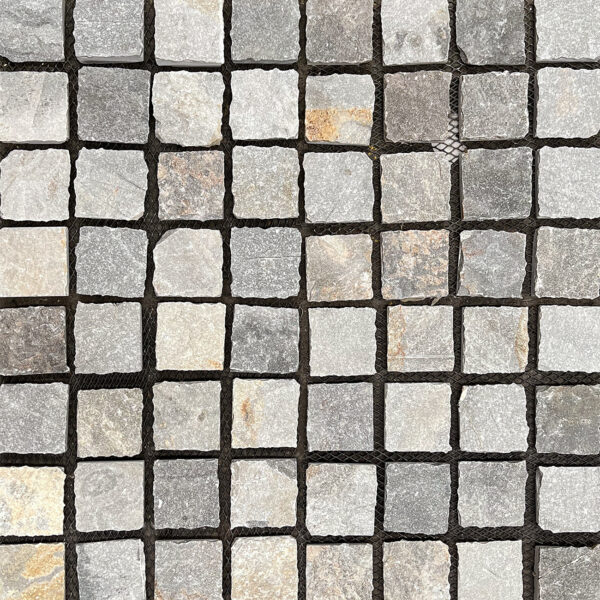 Crest Limestone Mesh Back Cobblestone