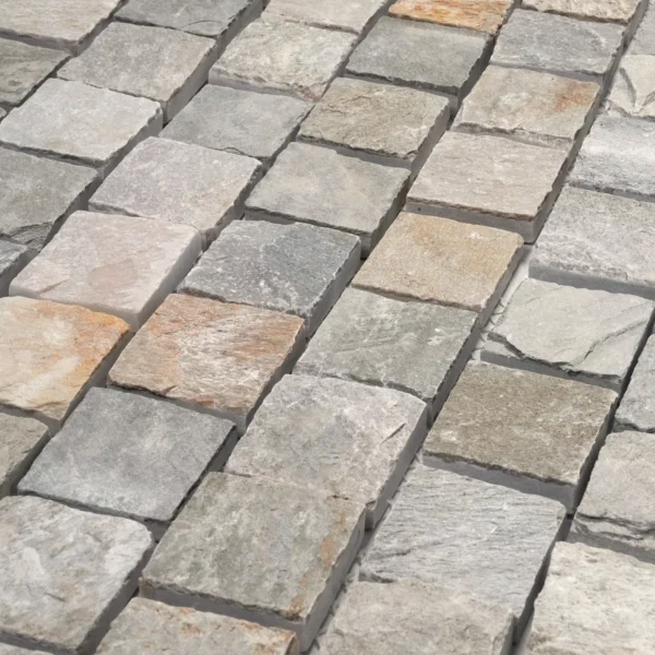 Heritage Mesh Back Cobblestone