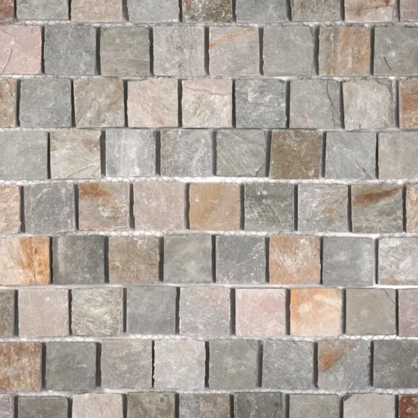 Heritage Mesh Back Cobblestone