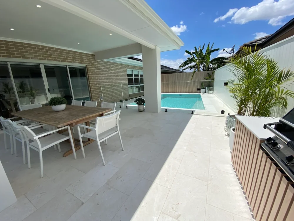 Indiana White Limestone Pavers, Tiles & Pool Copings