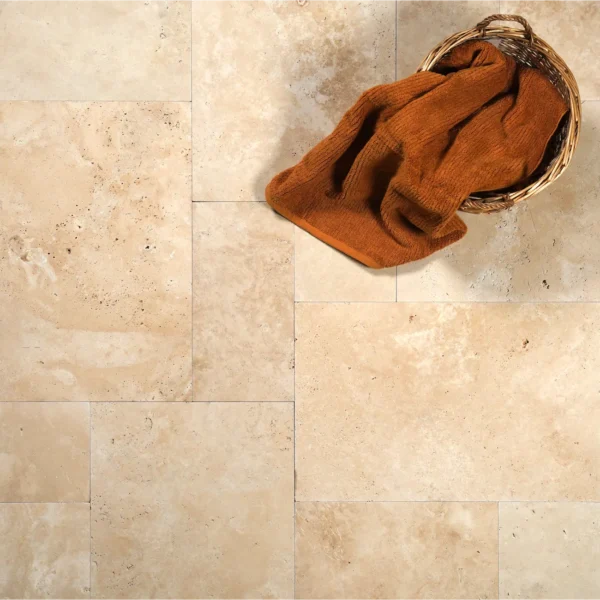Ivory Premium Travertine French Pattern