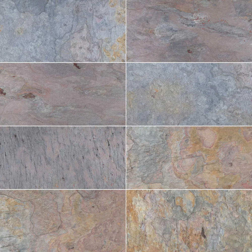 Rajah Multi Slatestone Tiles
