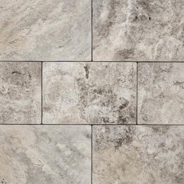 Silver Travertine Pavers, Tiles & Pool Copings