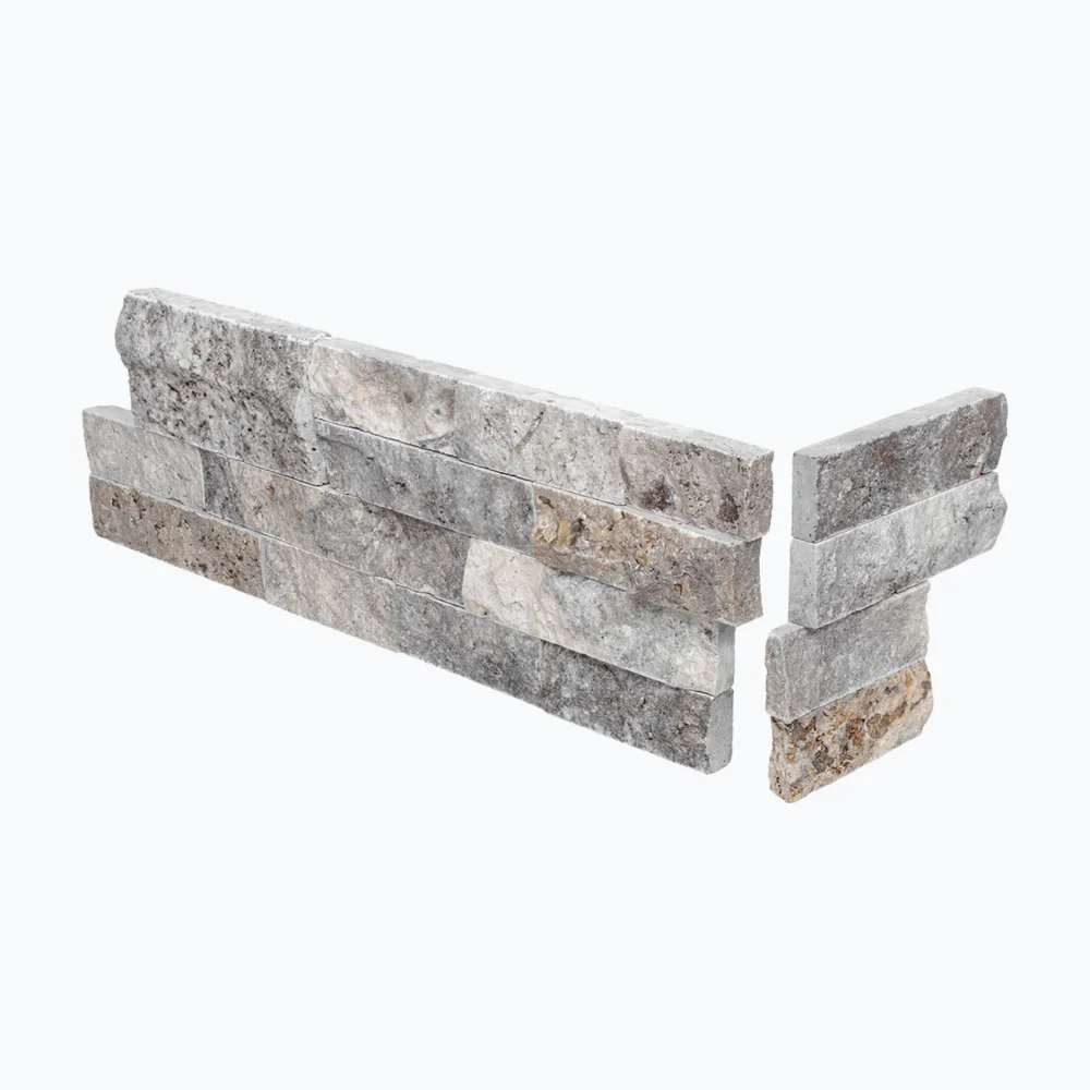 Silver Oak Stacked Stone Walling & Corner