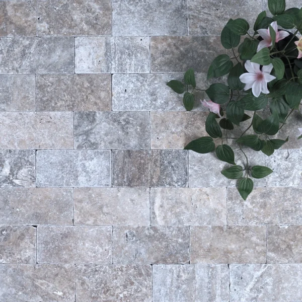 Silver Travertine Loose Cobblestone