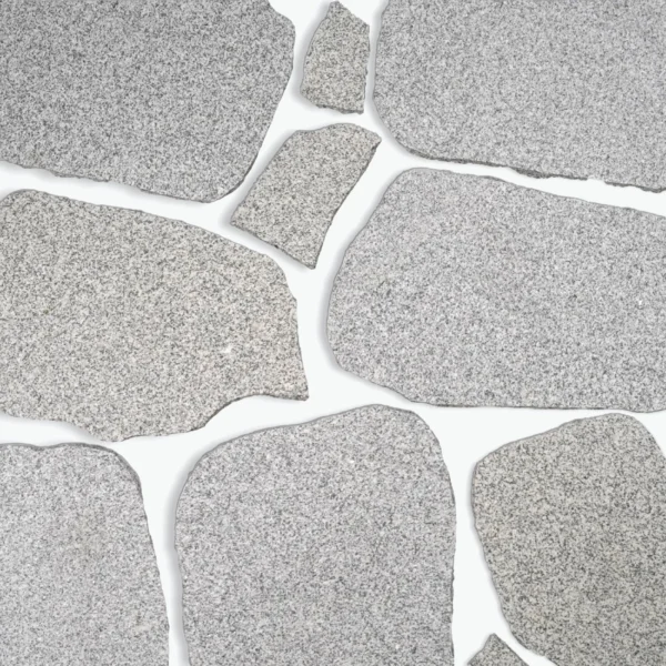 Silver Grey Granite Crazy Pavers