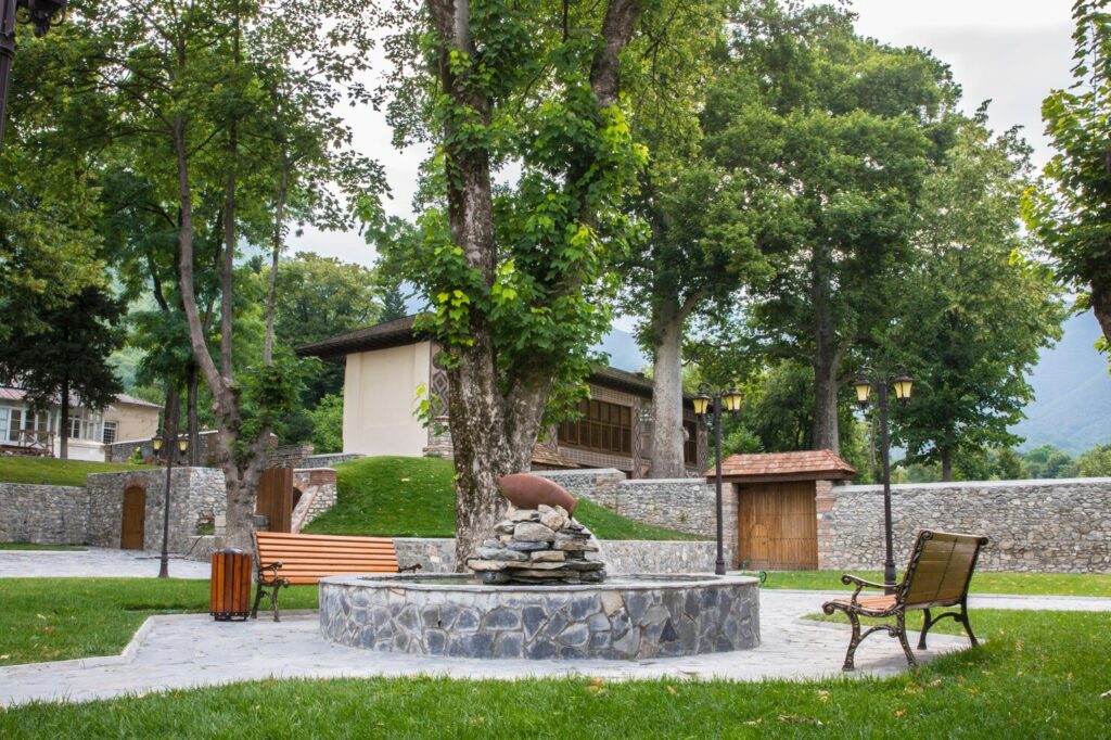 town-park-with-benches-fireplace-